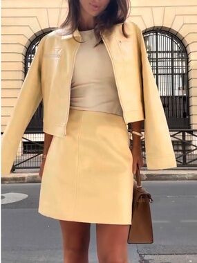 CURAAE 'Airlie' Jacket in Butter Yellow (NWT)
